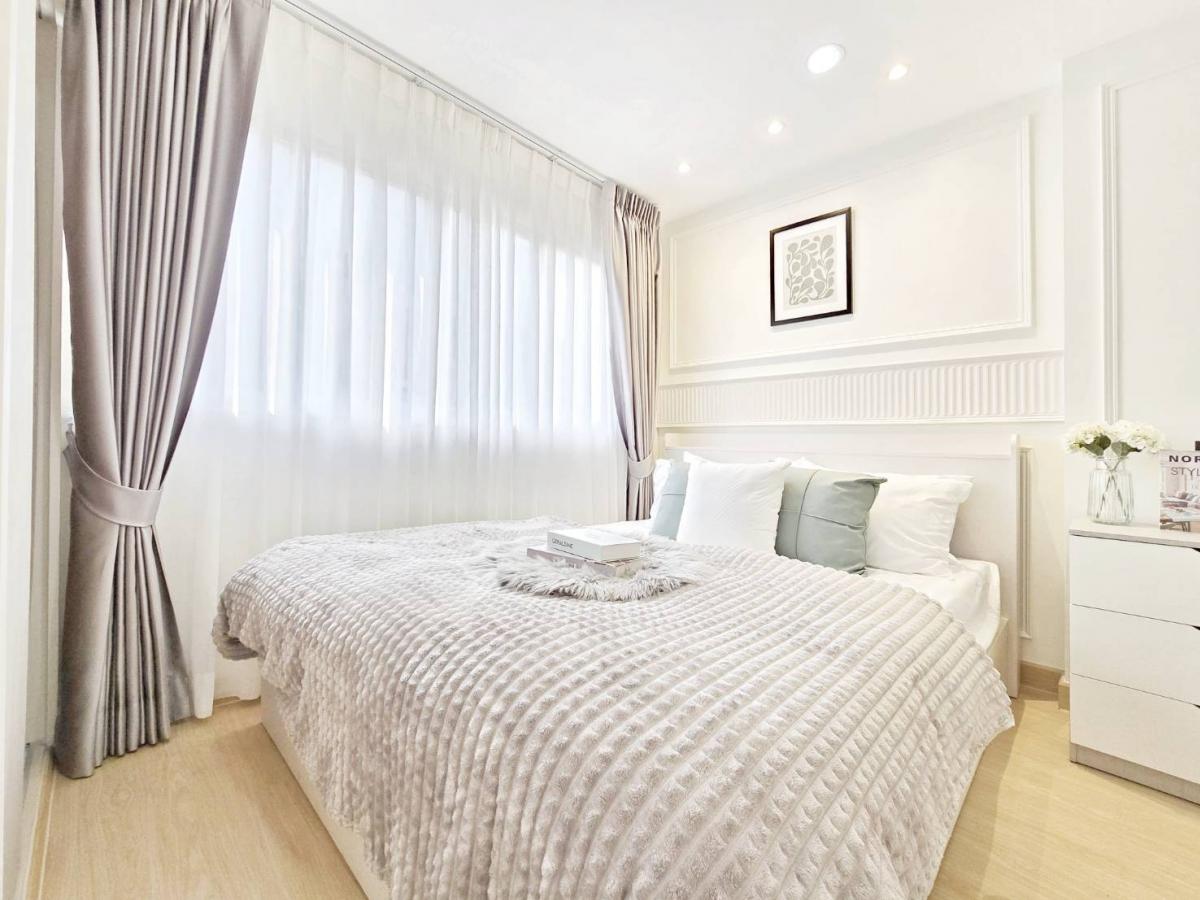 For SaleCondoKaset Nawamin,Ladplakao : Installment only 5,000 baht/month! Beautiful room ready to move in, near the mall and the BTS, only 3 minutes from Lat Phrao! 🔥 Lumpini Condo Town Lat Phrao 1