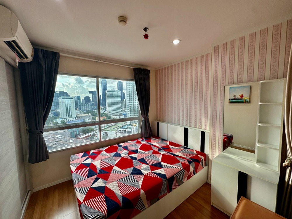 For RentCondoRama9, Petchburi, RCA : Condo for rent Lumpini Park Rama 9 Ratchada, size 26.13 sq m., 1 bedroom, 1 bathroom, 23rd floor, beautiful view, good feng shui