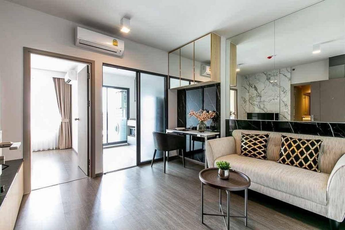 For RentCondoOnnut, Udomsuk : 🔥HOT DEAL🔥 Condo for rent, only 50 meters from the BTS, in the heart of Sukhumvit, On Nut, Ideo Sukhumvit 93, 1 bedroom, 1 bathroom condo with balcony, size 31.76 sq m, 12th floor, good view, fully furnished, beautifully decorated, ready to move in, make 