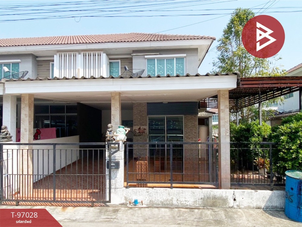 For SaleTownhouseSamut Prakan,Samrong : Townhouse for sale, Pruksa Ville Village 38/1, King Kaew-Nam Daeng, Bang Phli, Samut Prakan