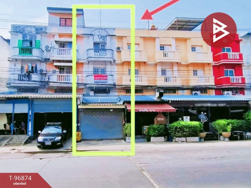 For SaleShophouseSamut Prakan,Samrong : Commercial building for sale, Petchngam Village, Phraeksa 1, Samut Prakan