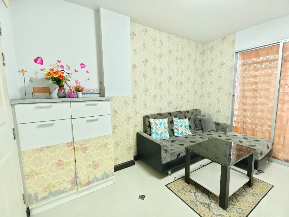 For RentCondoPathum Thani,Rangsit, Thammasat : For rent, cheap, Condo The Cash Lam Luk Ka Khlong 2, area 29 sq m., Building A 3, 3rd floor, beautiful room, good value, reasonable price, location near the BTS Khu Khot station.