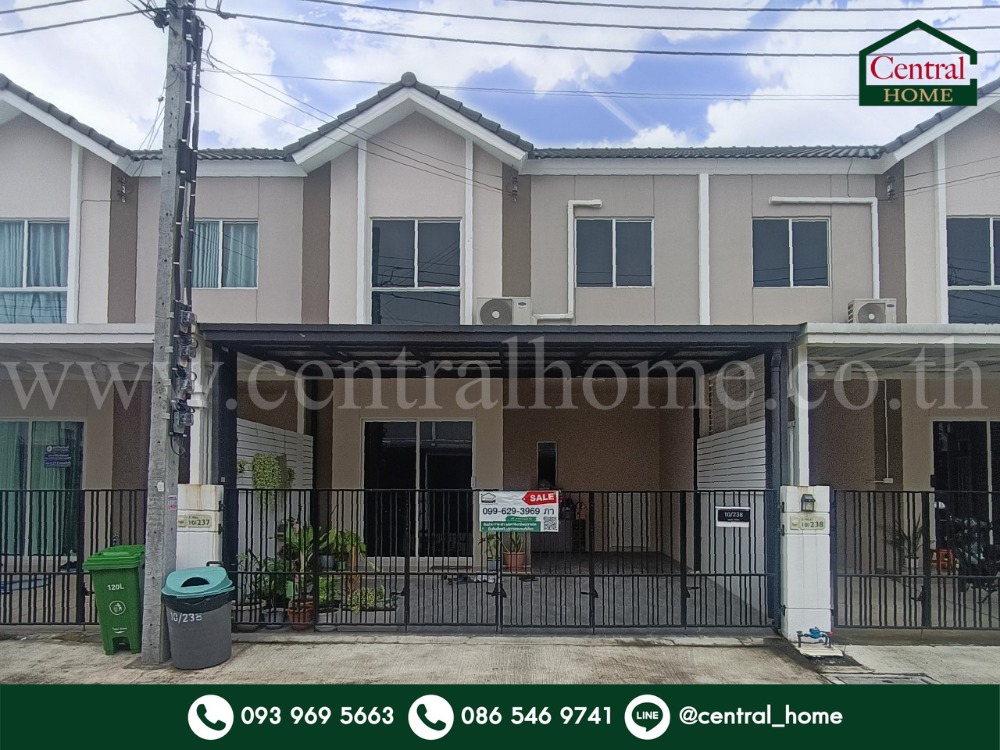 For SaleTownhouseVipawadee, Don Mueang, Lak Si : Townhouse Pruksa Ville 8/1 Songprapa - Don Mueang, beautiful house, ready to move in