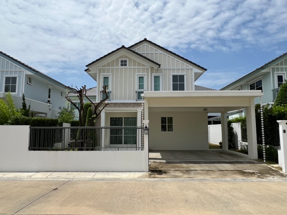 For RentHouseBangna, Bearing, Lasalle : Single house for rent Villaggio 2 Srinakarin-Bangna near Mega Bangna ( SPSEVE427 )