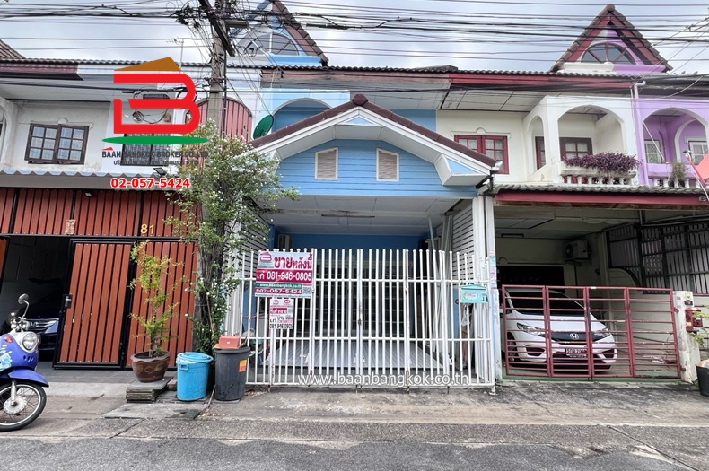 For SaleTownhouseNawamin, Ramindra : Townhouse, Suetrong Village (Soi Phahonyothin 52), area 18.8 sq m., Phahonyothin Road, Khlong Thanon Subdistrict, Sai Mai District, Bangkok