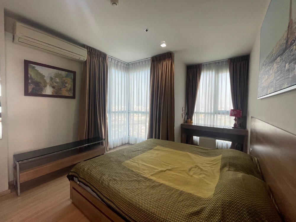 For RentCondoSathorn, Narathiwat : Rhythm Sathorn, corner room, river view, 2 bedrooms, fully furnished, available for rent