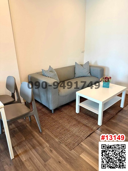 For RentCondoOnnut, Udomsuk : Condo for rent THE ROOM Sukhumvit 62, large room, near BTS Punnawithi