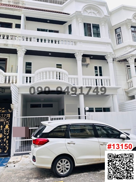 For RentCondoRama3 (Riverside),Satupadit : Townhouse for rent, 3 floors, Thawi Watthana Village, Soi Narathiwat Ratchanakarin 22, near Central Rama 3