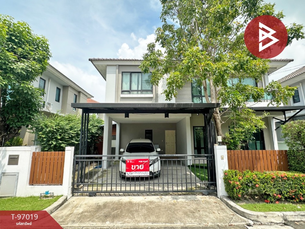 For SaleHouseLadkrabang, Suwannaphum Airport : Single house for sale, Life Bangkok Boulevard Village, Wongwaen-On Nut 2, Bangkok