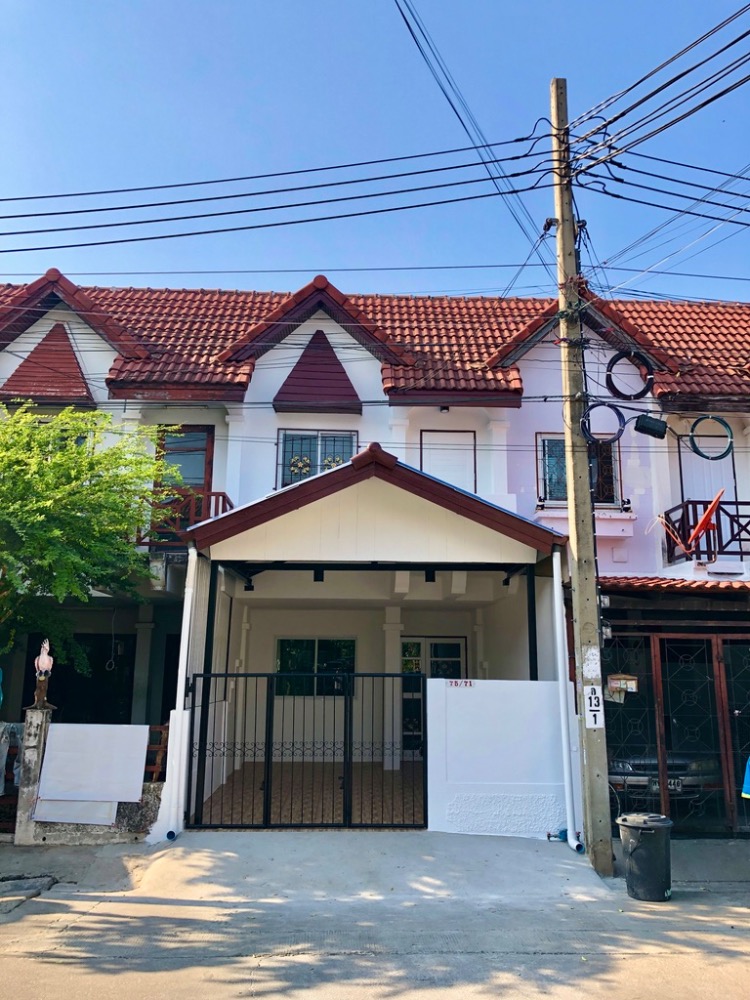 For SaleTownhouseNonthaburi, Bang Yai, Bangbuathong : 🔥🔥(Free transfer fee) Nakhon Thong Park View 3, 2-storey townhouse, area 16 sq m., price 1.39 million