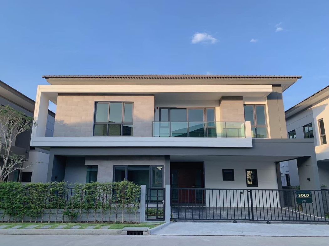 ขายบ้านบางนา แบริ่ง ลาซาล : ขาย บ้านเดี่ยว ❗️Ready to move in  ❗️วิวสวน หน้าบ้านเดอะ ซิตี้ บางนา-กม.7 313 ตรม.