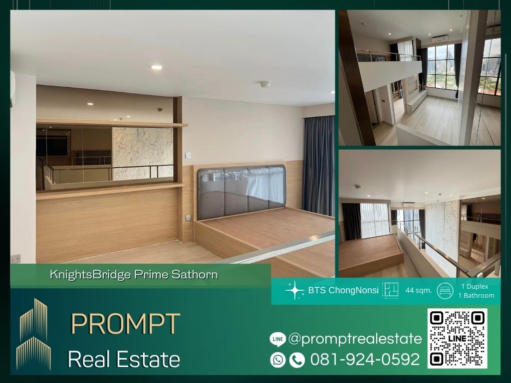 For SaleCondoSathorn, Narathiwat : KL04683 - KnightsBridge Prime Sathorn :  ไนท์บริดจ์ ไพร์ม สาทร - BTS ChongNonsi / RajamangalaUniversityofTechnology / CentralRama3