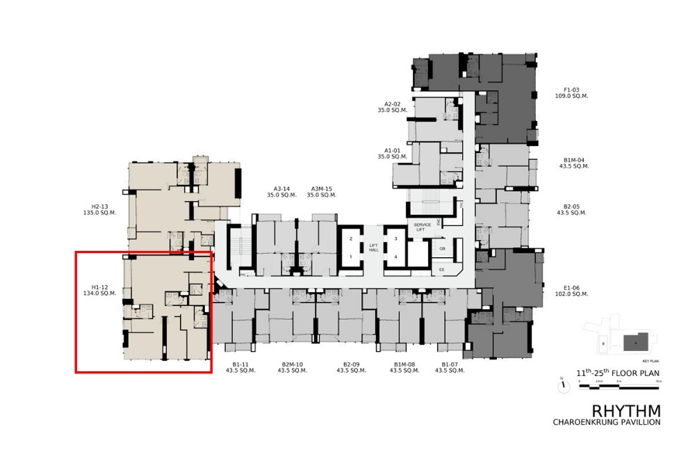 ขายคอนโดสาทร นราธิวาส : 3นอนชั้นสูงสุด ราคาคุ้ม 💥 𝘽𝙀𝙎𝙏 𝙋𝙀𝙄𝘾𝙀 ❗❗ 3 bed 133.66ตร.ม 22.36MB  วิวเห็นแม่น้ำ : Rhythm Charoenkhung Pavillion : Aum 065-512-1395