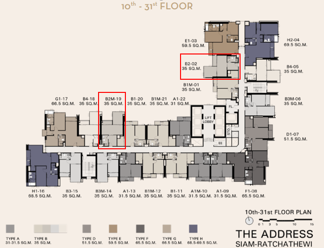 ขายคอนโดราชเทวี พญาไท : The Address Siam-Ratchatewi Hot Price 8.09 MB. 5 Unit! Only (Free All Expense*) Contact Bo 081-2450908