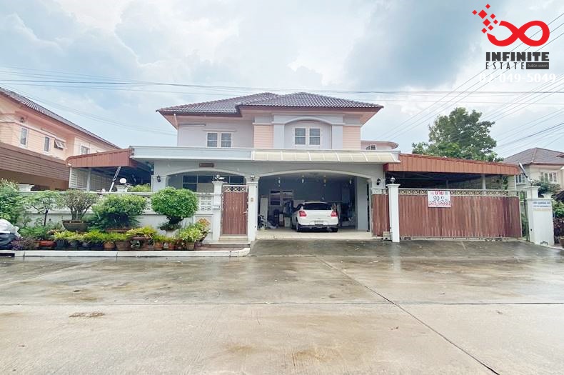 For SaleHouseBang kae, Phetkasem : For sale: 2-storey detached house, area 90.2 square wah, Suk San Village 10, Kanchanaphisek Road, Soi Kanchanaphisek 5