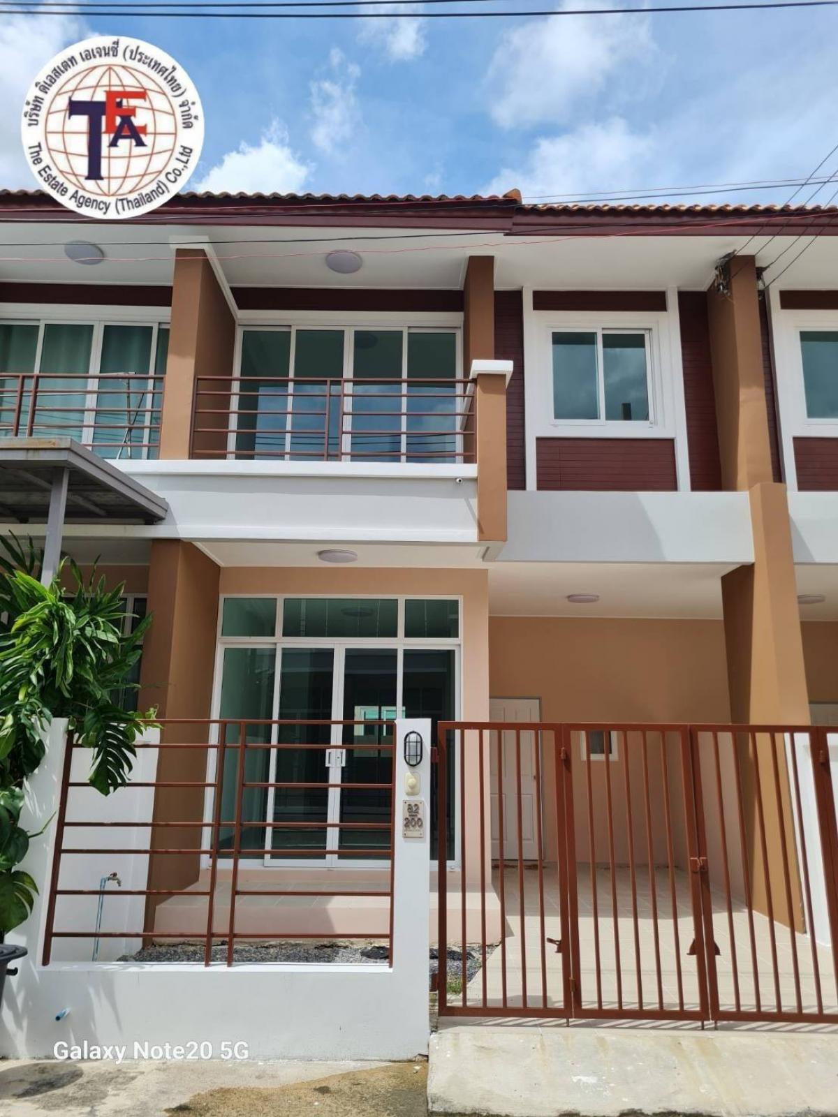 For SaleTownhomePathum Thani,Rangsit, Thammasat : 2 -storey townhouse for sale, 1st hand house project, Phanani Villa Villa Lam Luk Ka, Khlong 4, Lat Sawai, AC Market, Pathum Thani, B Care Hospital Radiology School, Sai Mai Temple, Phahonyothin Rangsit-Nakhon Nayok Kanchanaphisek-Bang Na-Bang Pa-in Motor