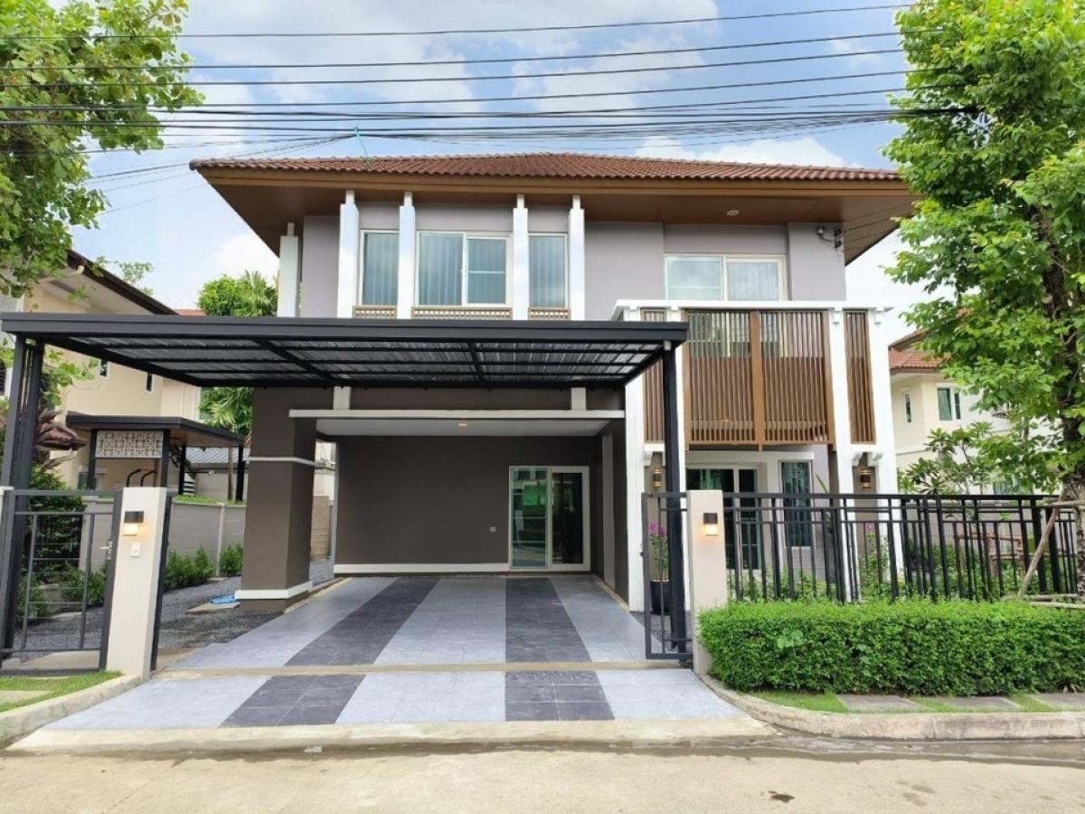 For SaleHouseNawamin, Ramindra : 🔴Selling a 2-storey single house, The Centro Watcharapol, Sukhapiban 5 Road, area 64 sq m, 4 bedrooms, 3 bathrooms, has a bedroom downstairs, beautifully decorated, ready to move in, near Sai Mai, Or Ngoen, Chatuchak, convenient transportation, near the e