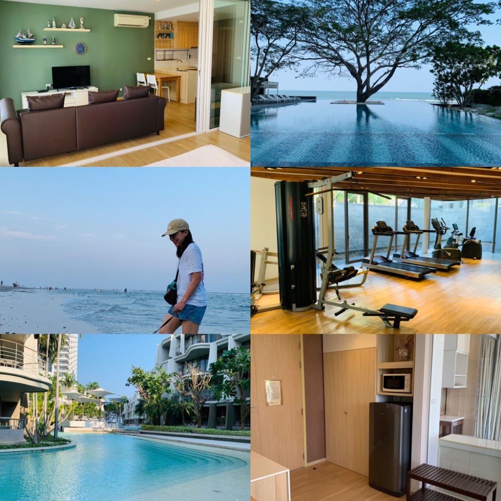 For SaleCondoHuahin, Prachuap Khiri Khan, Pran Buri : Condominium for sale by owner next to the Hua Hin beach,  “Baan San Kraam Hua Hin“ 1 bedroom/1 bathroom 59.11 sq.m.