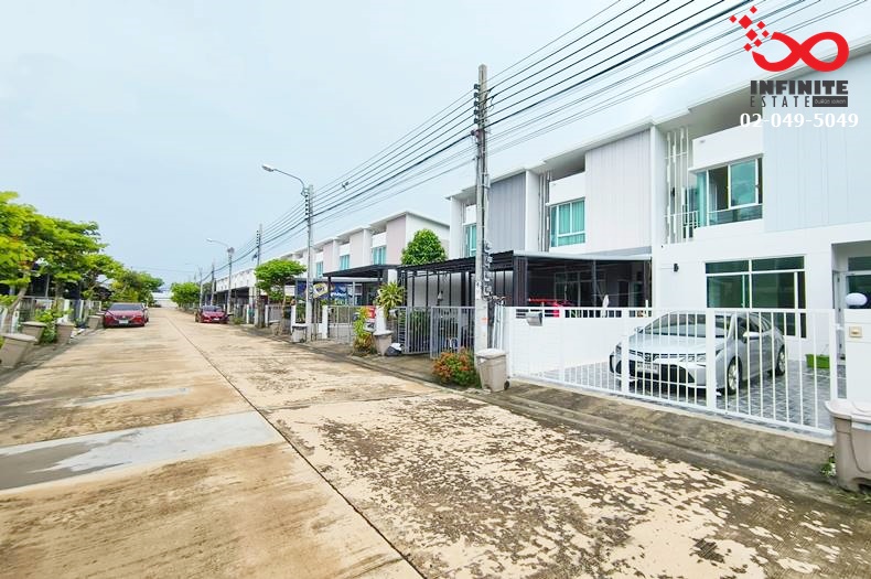 For SaleTownhouseRama 2, Bang Khun Thian : For sale: 2-storey townhouse, area 21.1 square wah, City Sense Rama 2-Tha Kham, south side of the ring road