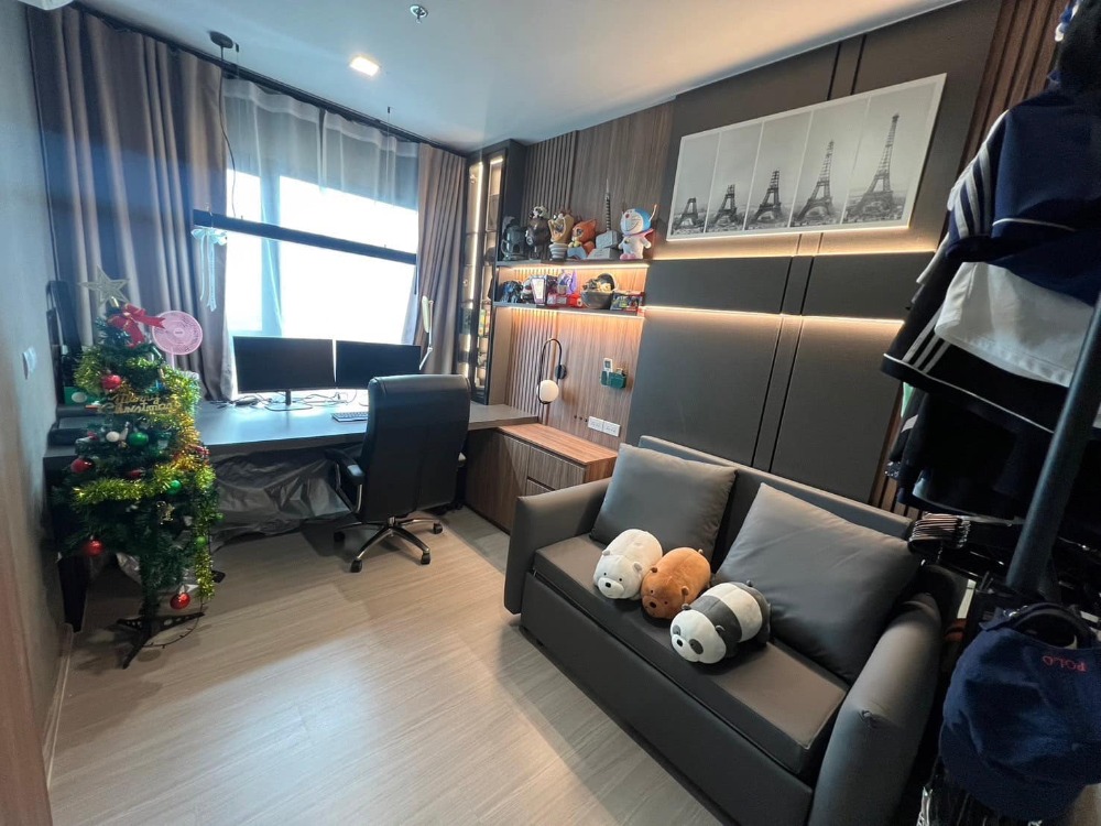 For SaleCondoRama9, Petchburi, RCA : For sale: Life Asoke Rama 9, 2 bedrooms, complete with electrical appliances, ready to move in, little noise in front of the room, very high floor