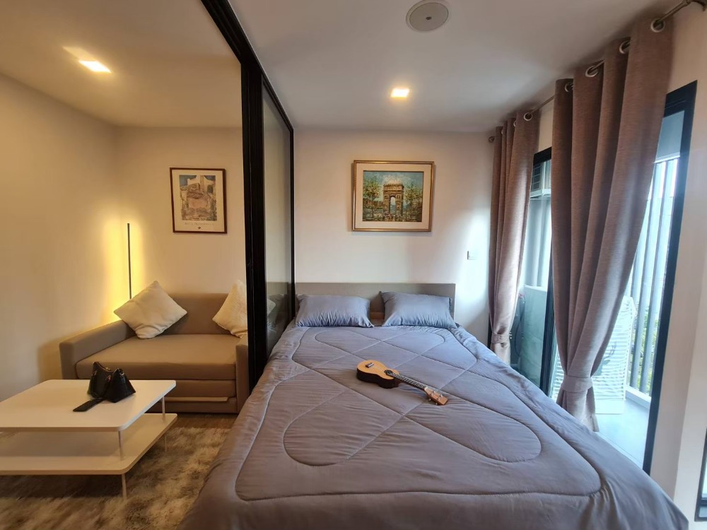 For RentCondoPathum Thani,Rangsit, Thammasat : OWNER POST! (Agents welcome) Condo for rent, KAVE TOWN SPACE, Building A, 5th floor, room in the front building, south facing, cool and comfortable breeze.