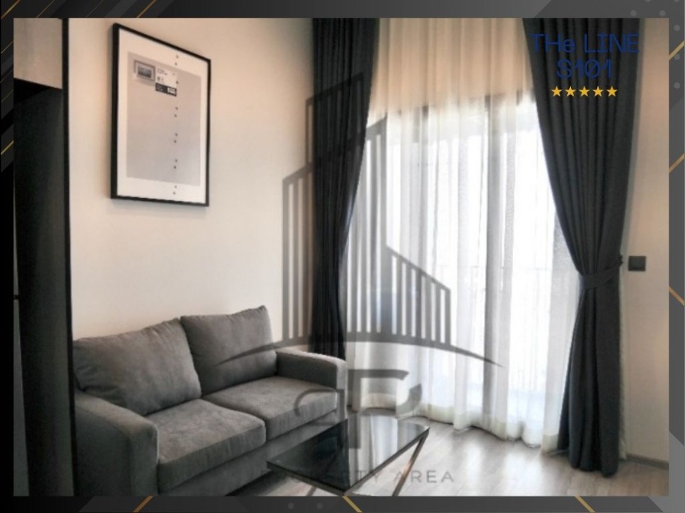 For RentCondoOnnut, Udomsuk : For rent: The Line S101, 25th floor, northeast view, Luxury Class condo, near Punnawithi BTS station and expressway, convenient transportation, great common area, high security system, price 16,000 baht.