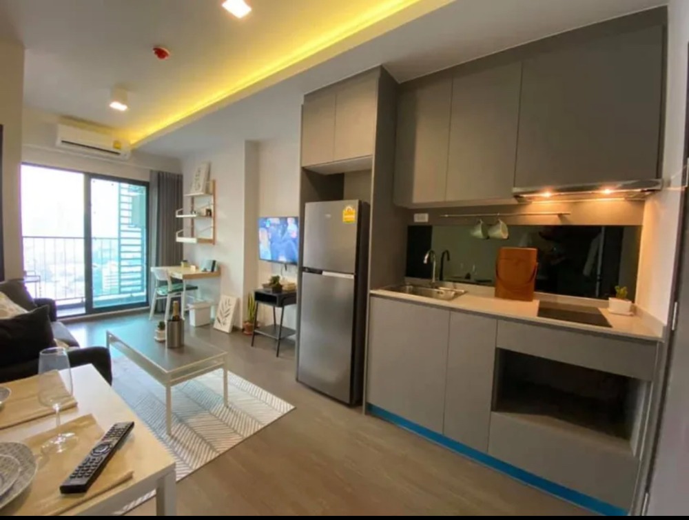 For RentCondoOnnut, Udomsuk : 🚝For rent IDEO S93, next to BTS Bang Chak, 21st floor, good view, beautiful room, complete with furniture and electrical appliances, washing machine, condo next to BTS Bang Chak, convenient transportation, move in immediately, price 20,000 baht