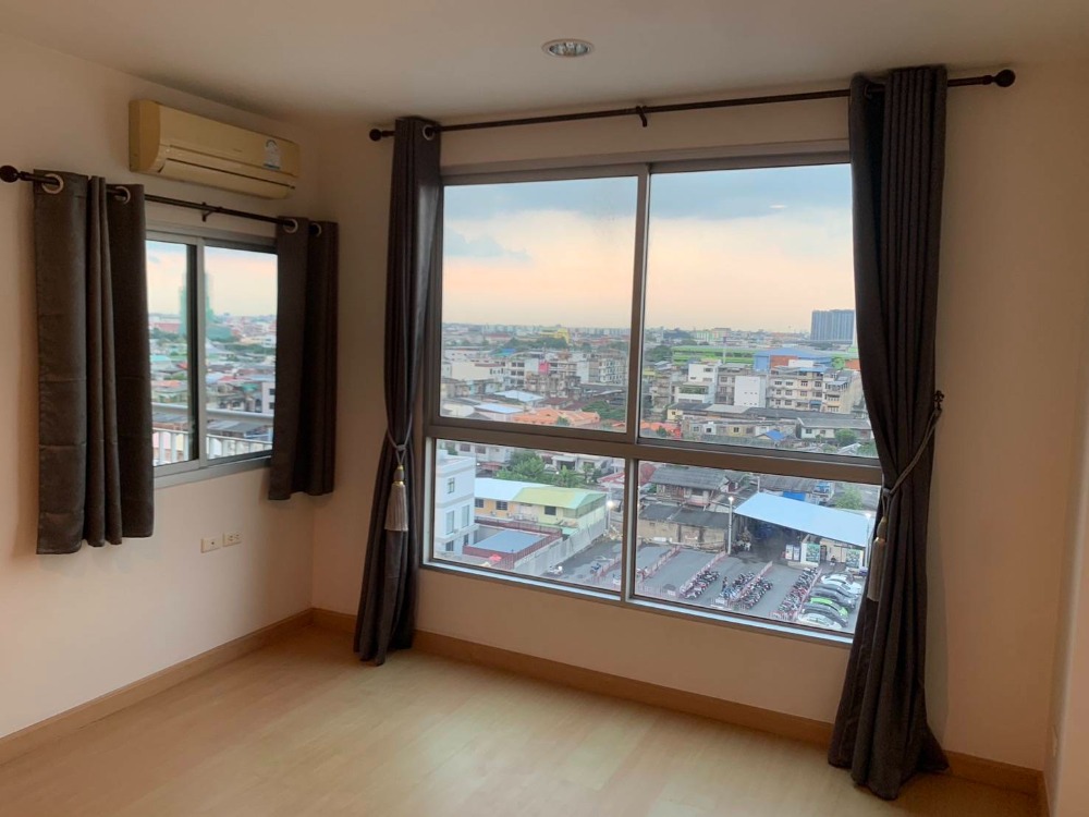 For RentCondoThaphra, Talat Phlu, Wutthakat : For rent, empty room, Life @ BTS thapra, near BTS Talat Phlu, with furniture + 42 sq m. + with curtains, 42 sq m., only 7,500 baht