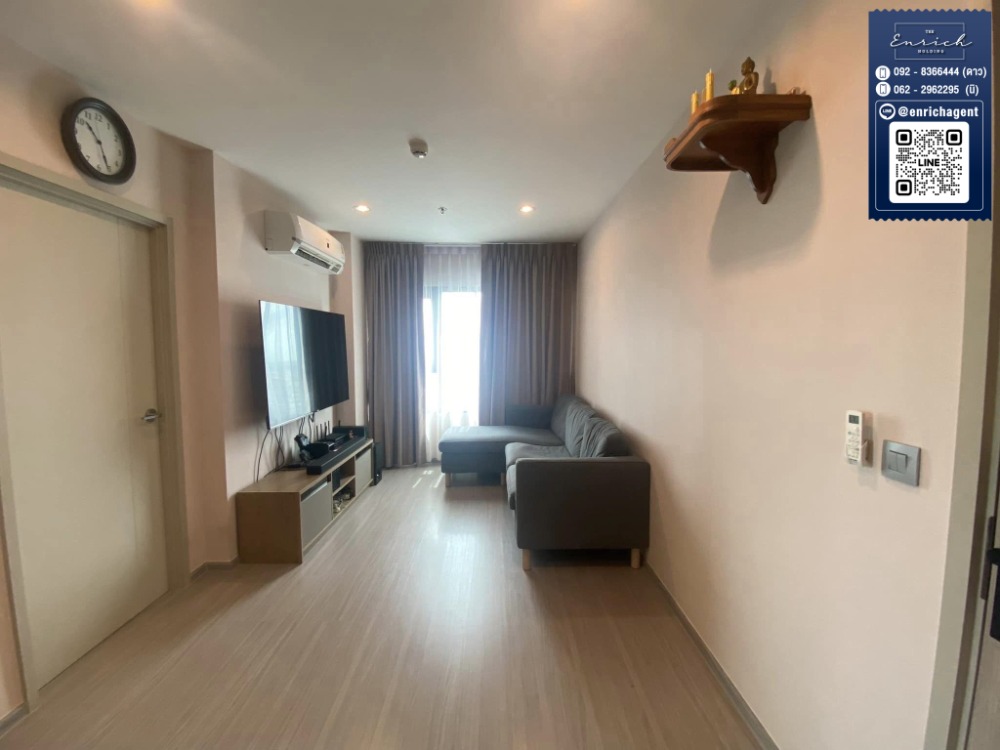 For SaleCondoSamut Prakan,Samrong : 💙Sell Aspire Erawan Prime, large room, 2 bedrooms, BTS Chang Erawan💙 Call 092-8366444 Dao // Line id : @enrichagent