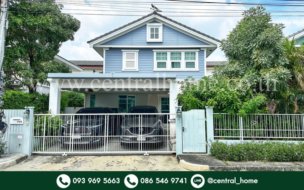 For SaleHouseNawamin, Ramindra : Single house, Chaiyaphruek - Chatuchak, Watcharapol, English style, good condition, ready to move in