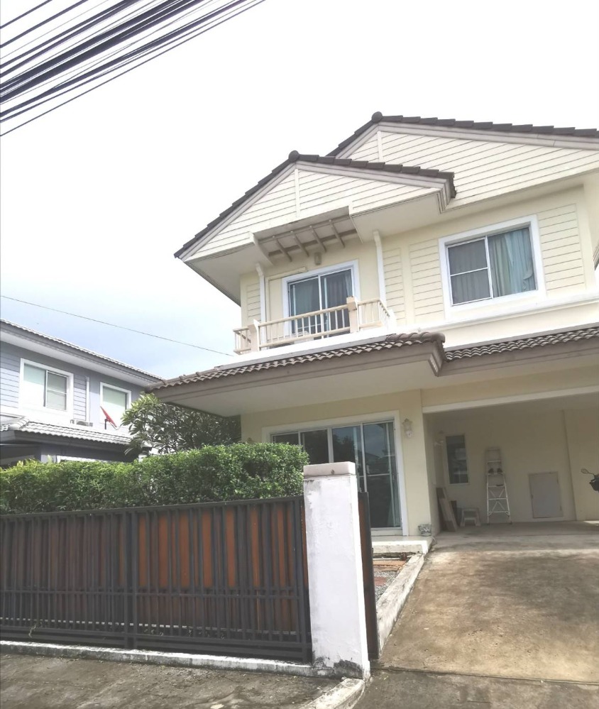 For RentHouseSamut Prakan,Samrong : Single house for rent, Chalada, Lat Krabang 54, near Suvarnabhumi Airport, house for rent, Ladkrabang54