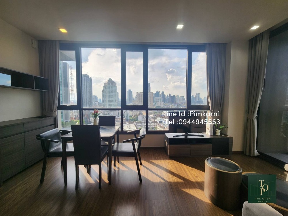 ให้เช่าคอนโดอ่อนนุช อุดมสุข : The Line Sukhumvit 71 <<1 Bedroom For Rent>> 📍Location: 400m. to BTS Phra Khanong :Fully Furnished