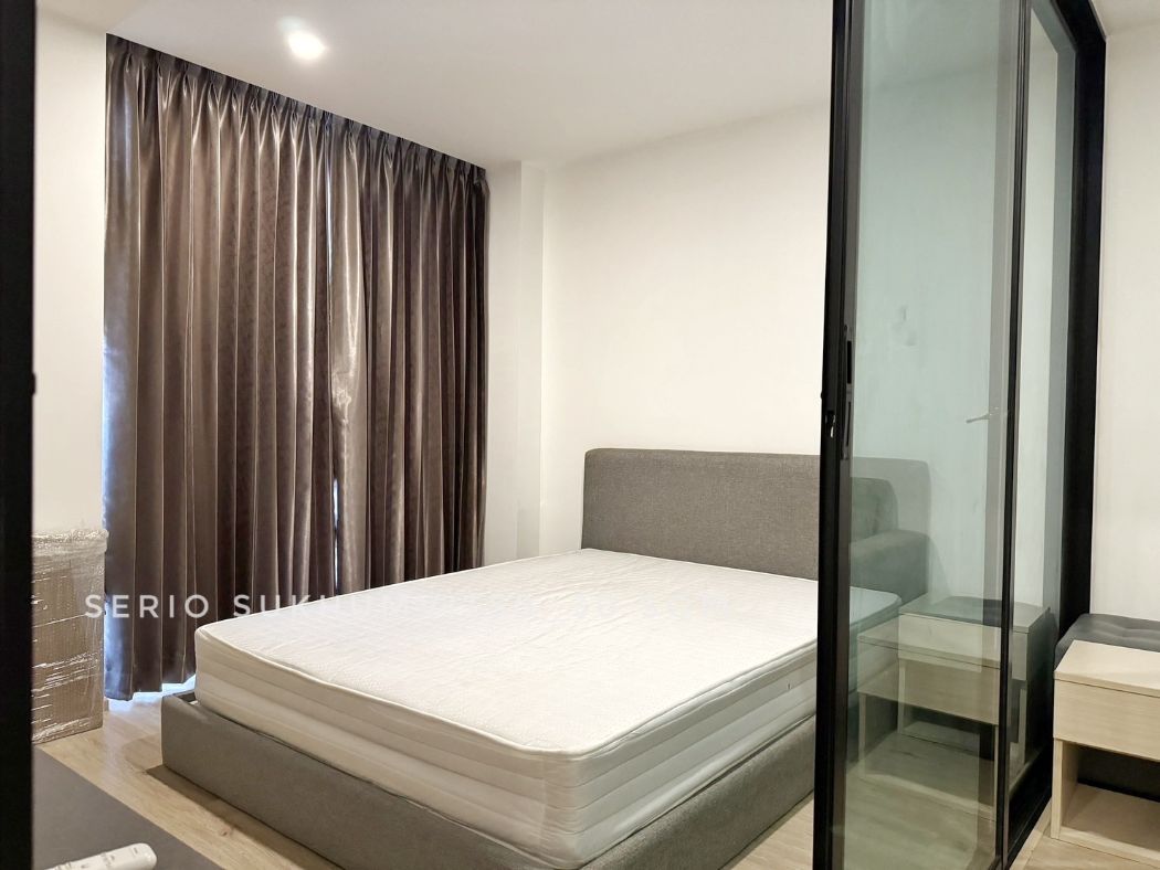 For SaleCondoOnnut, Udomsuk : Condo for sale, sold with tenant, 2.79 million baht, ready for investment, Serio Sukhumvit 50, 30 sq m, near expressway, near BTS On Nut