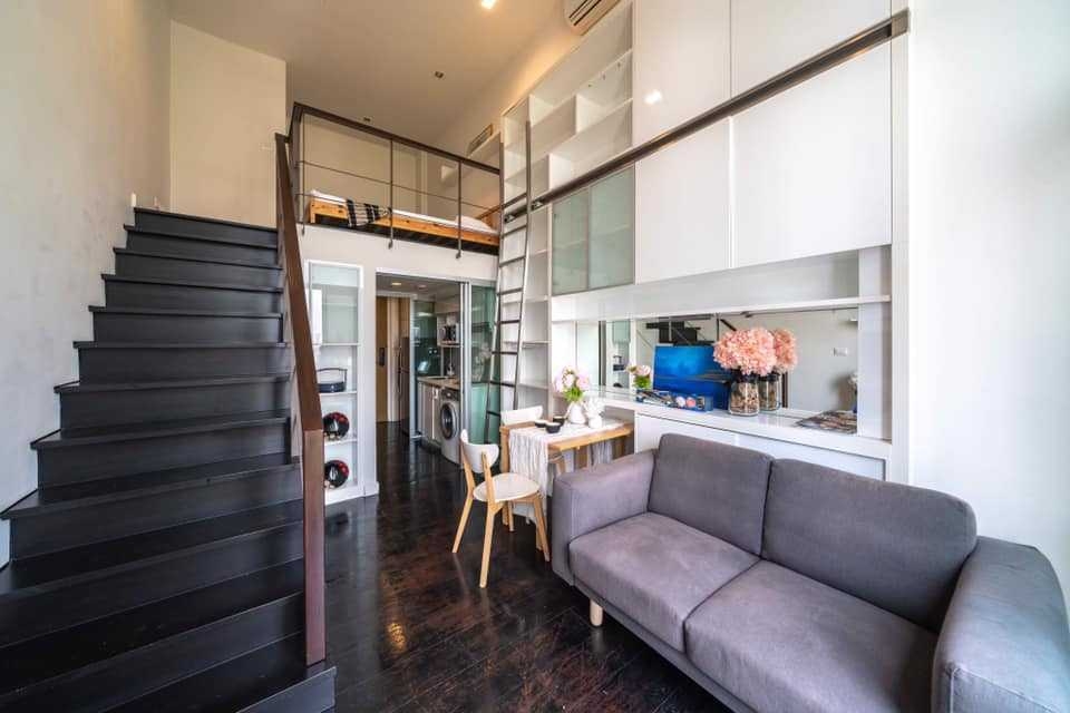 For RentCondoSukhumvit, Asoke, Thonglor : IDEO Morph 38 Condominium Duplex Room for Rent