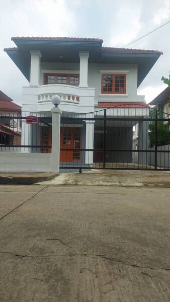 For SaleHouseNonthaburi, Bang Yai, Bangbuathong : Single house for sale, Maniya 4 project, size 54 square wah, Ratchadaphisek-Tha It Road, Nonthaburi, near MRT Sai Ma and MRT Tha It stations.