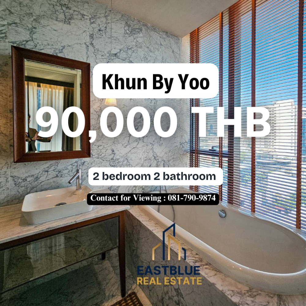 For RentCondoSukhumvit, Asoke, Thonglor : 💥Available For Rent✨ Khun by Yoo✨90,000 THB per month