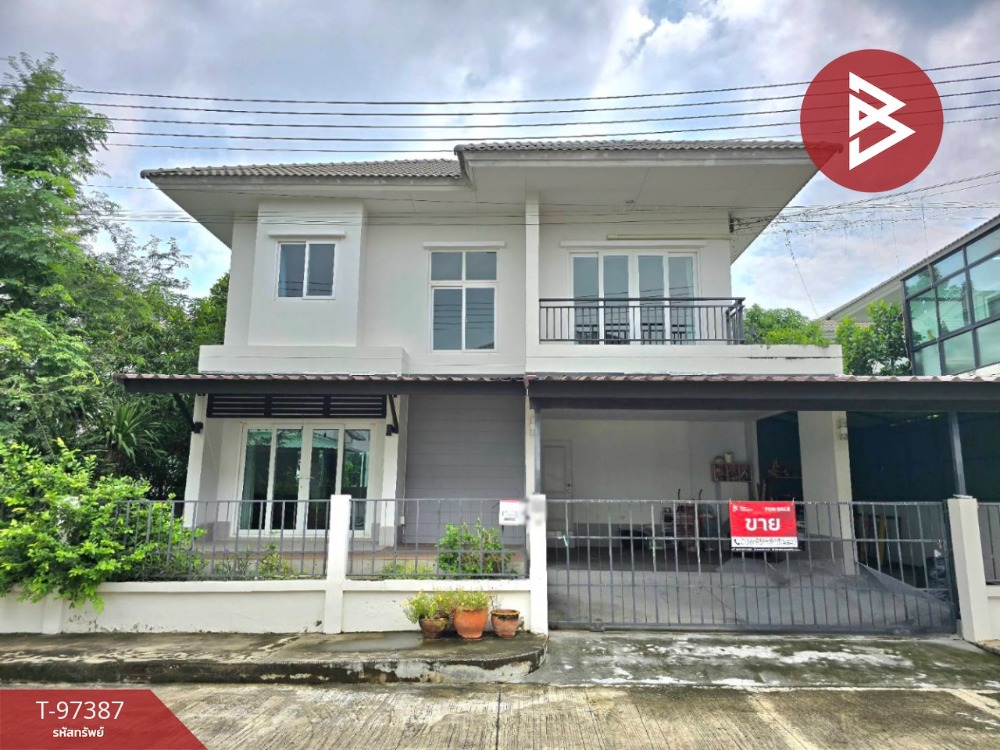 For SaleHouseMahachai Samut Sakhon : Single house for sale, Sarin Avenue Village, Rama 2, Khok Kham, Samut Sakhon