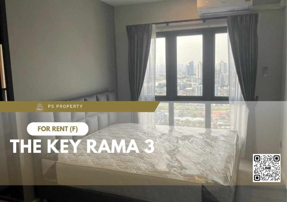 For RentCondoRama3 (Riverside),Satupadit : For rent 🔥 The Key Rama 3 🔥 complete furniture and electrical appliances, near BRT Charoen Rat Station.