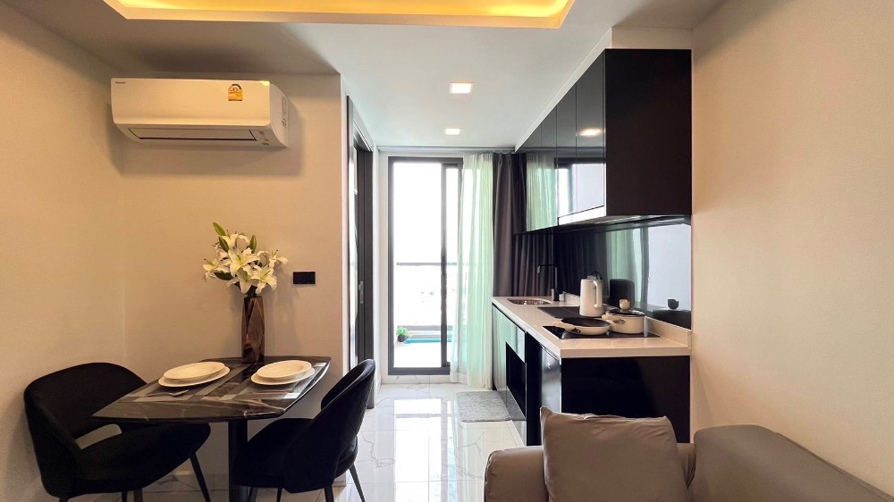 For RentCondoPattaya, Bangsaen, Chonburi : 1BR/1BA at Arcadia Millennium Tower | 37th Floor | 29 Sq.m. | 18,000 Baht/Month