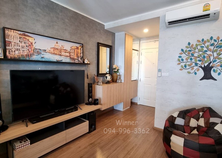 For SaleCondoRama3 (Riverside),Satupadit : Hot Deal for Sale! Condo U Delight Residence Riverfront Rama 3, 28th floor | Size 34.69 sq.m. | Chao Phraya River view / Beautifully decorated room | Good value