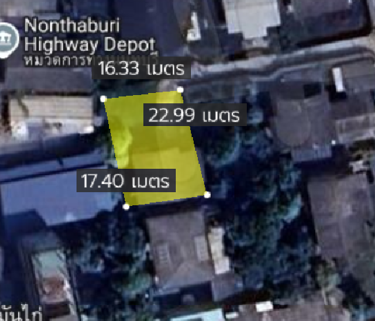 For SaleLandBang Sue, Wong Sawang, Tao Pun : Land Soi Krungthep - Nonthaburi 34 (Soi Poemsup) / (SALE), Land Soi Krungthep - Nonthaburi 34 (Soi Poemsup) / (SALE) STD012