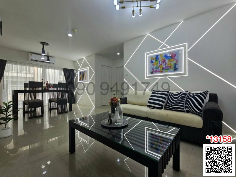 For SaleCondoThaphra, Talat Phlu, Wutthakat : Condo for sale, Metro Park Sathorn Phase 1, 2 bedrooms, 4th floor, near BTS Bang Wa