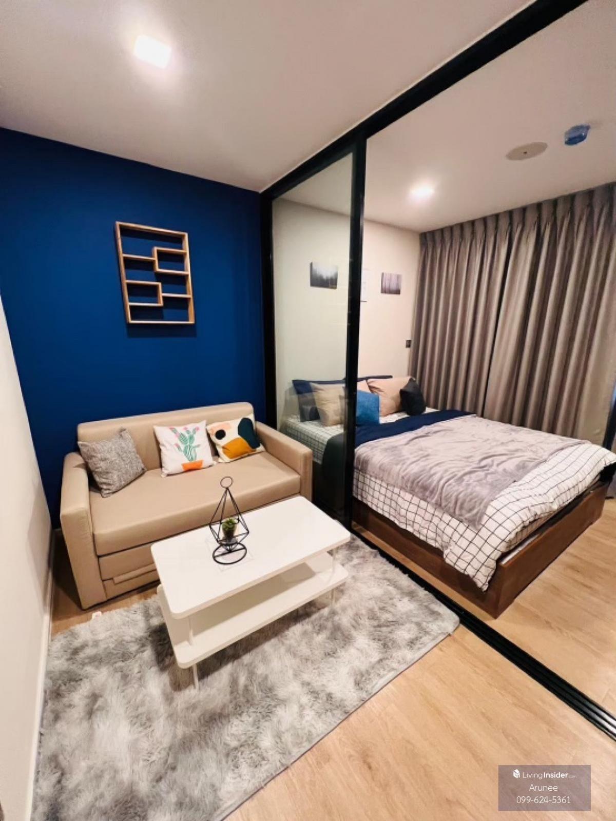 For SaleCondoPathum Thani,Rangsit, Thammasat : ✅For sale: Condo, Cave Township, Building B, 8th floor, size 24.37 sq m, Bangkok University view, 1 bedroom, 1 bathroom *Ready to move in* ✅Price 2,490,000 baht 🔔Book now!