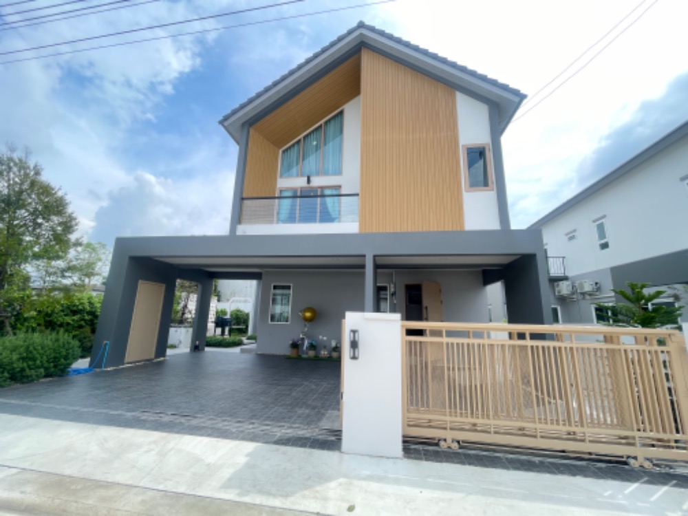 For SaleHousePathum Thani,Rangsit, Thammasat : New project single house for sale, Prime Square Rangsit Khlong 2 (near Bangkok University Rangsit)