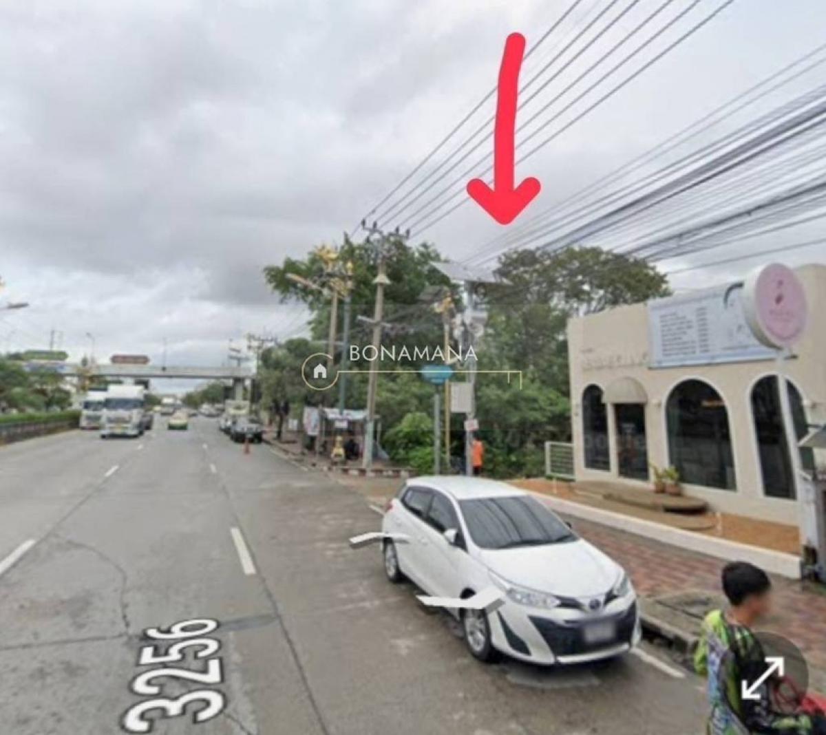 For SaleLandSamut Prakan,Samrong : Land for sale, on King Kaew Road, 22.5 rai