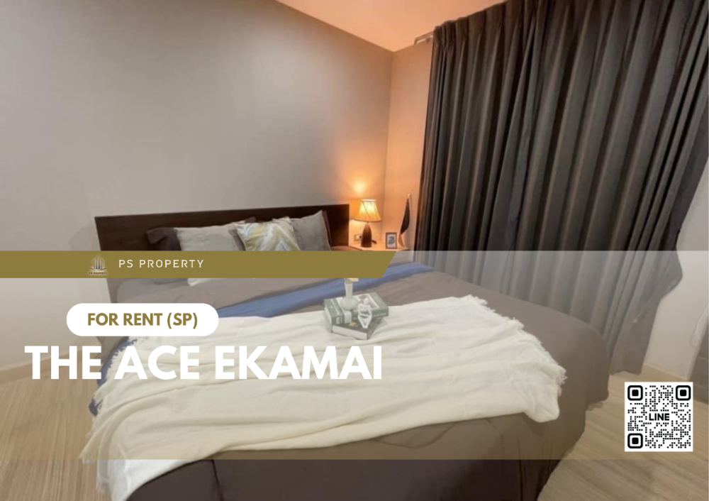 For RentCondoSukhumvit, Asoke, Thonglor : For rent ✨ The Ace Ekamai ✨ complete furniture and electrical appliances, near BTS Ekamai.