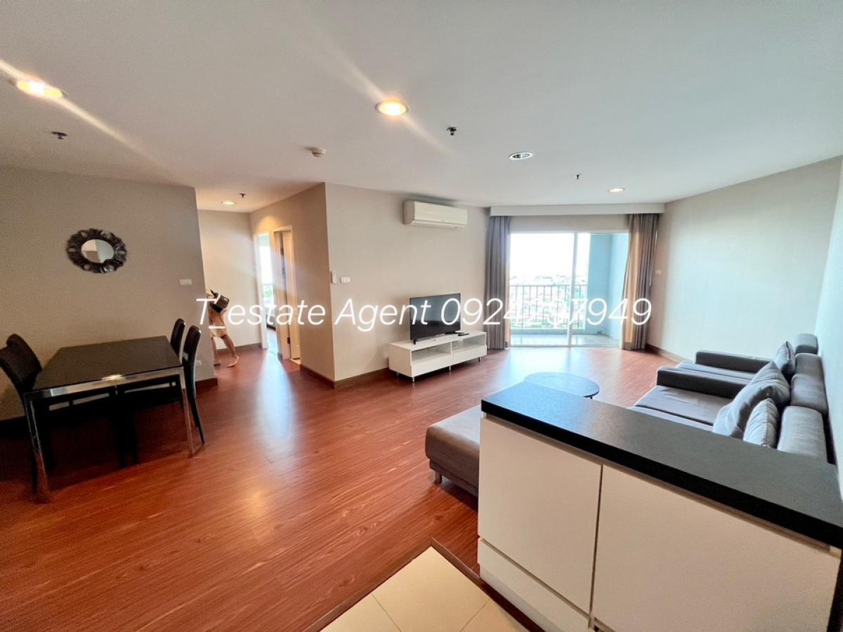 For RentCondoRama9, Petchburi, RCA : READY TO MOVE IN Condo Belle Grand Rama9 type 2 bed 1 bath 70sqm at BuildingA,