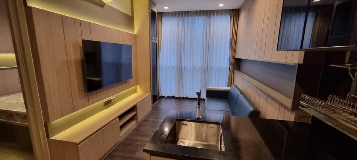 For RentCondoRama9, Petchburi, RCA : 🎈 For rent 🎈 Condo The Line Asoke-Ratchada, beautifully decorated room, ready to move in