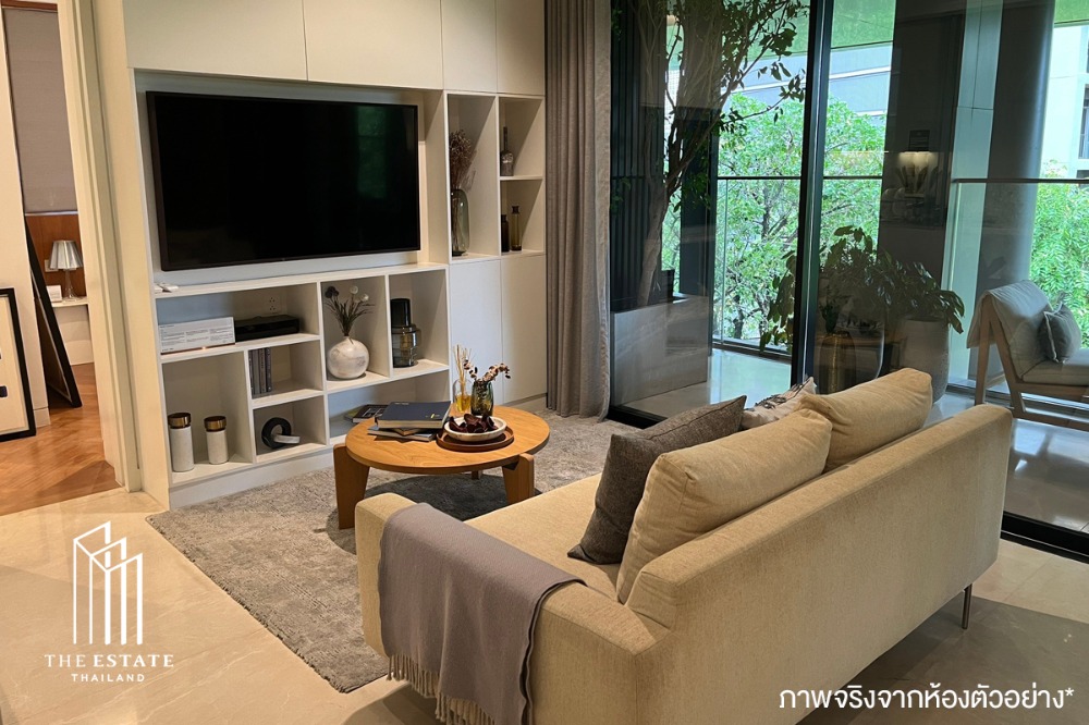 ขายคอนโดบางนา แบริ่ง ลาซาล : For Sale Mulberry Grove The Forestias Condo 99.59 sq.m. 2 bedroom ตำแหน่งห้องได้วิวสวนของโครงการ @28.84 MB