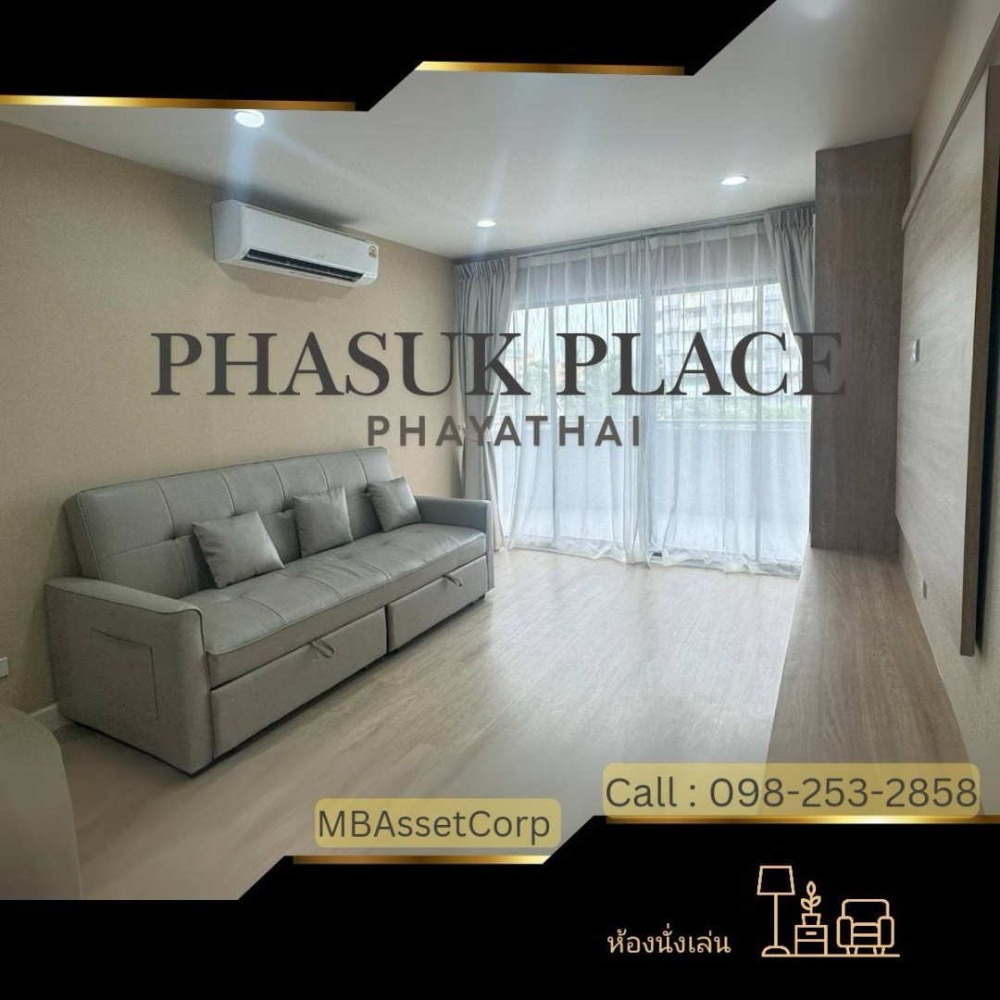 For SaleCondoAri,Anusaowaree : Condo for sale: Phasuk Place, Soi Ari Samphan 3, near BTS Ari, Phaya Thai District, Bangkok